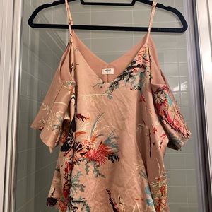 Wilfred Cold Shoulder Satin Blouse (S)